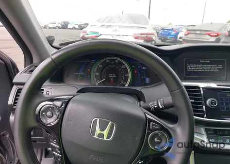 2015 Honda Accord Hybrid Ex-L from USA, damaged, VIN 1HGCR6F5XFA010645